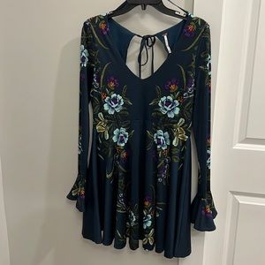 Free people- Blue Dress Size M